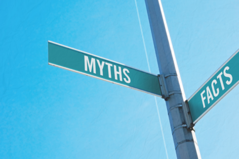 Myths and facts sign